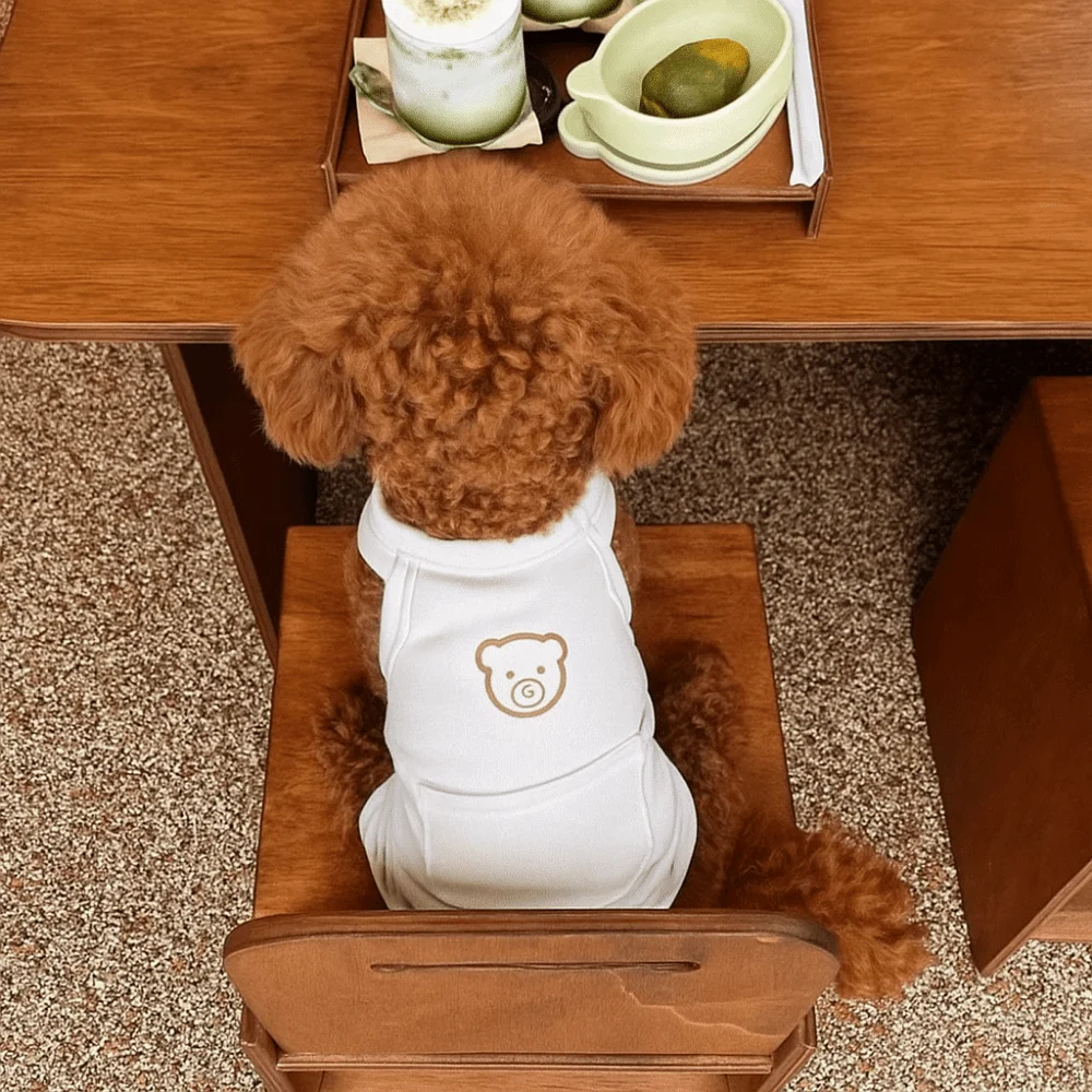 

Comfortable Soft Pet Strap Pants Breathable Fashion Dogs Pajamas Cartoon Pattern Dog Jumpsuit Autumn/Winter