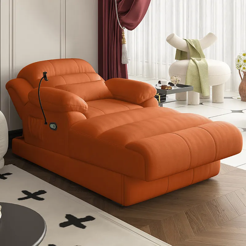 

Orange China Electric Recliner Sofas Cheap Design Nordic Quality Living Room Sofas Luxury Single Banken Woonkamer Furniture