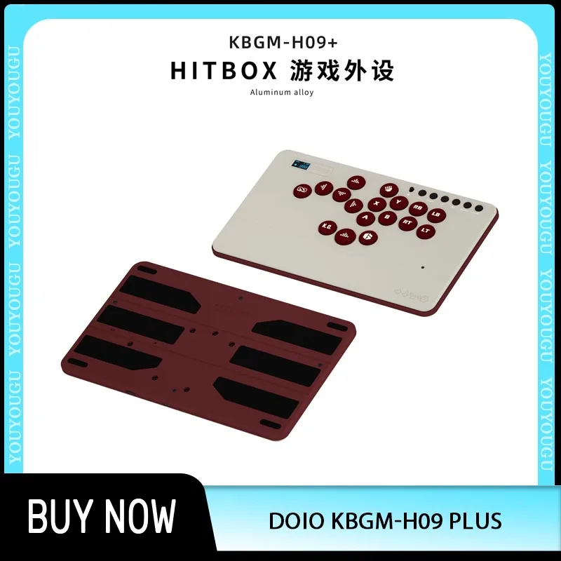

DOIO HITBOX KBGM-H09 Plus HE Aluminum Alloy Upgradable Wireless Tekken 8 Joystick Arcade Gaming Keypad For PS5 Switch Steam NS2