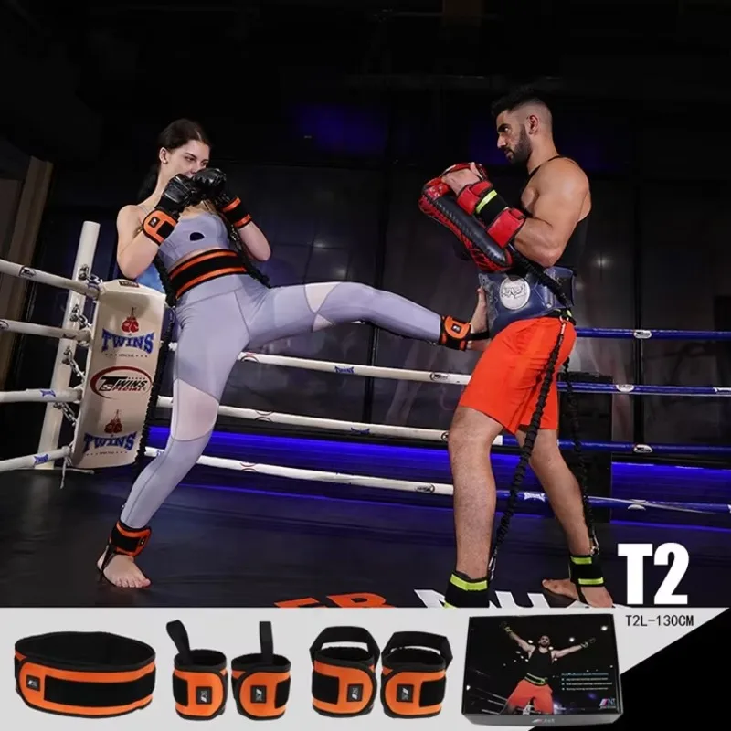 Custom Vertical Jump Trainer Band Set Bounce Fitness Boxing Strength Training Exercise Resistance Bands Set