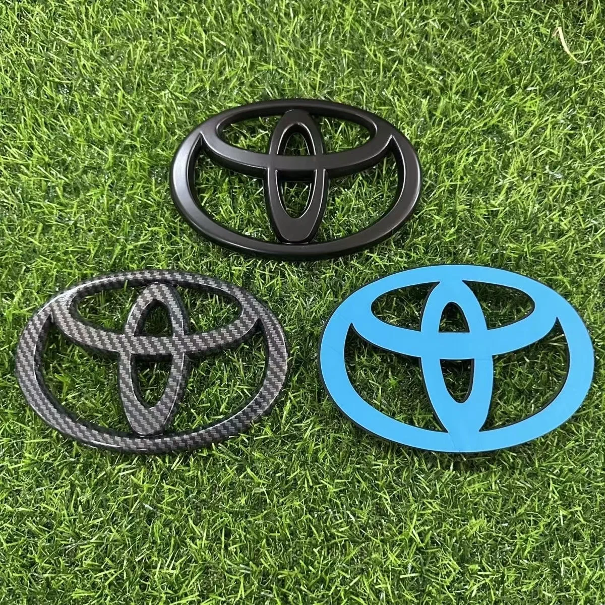 3D ABS auto griglia anteriore tronco Logo adesivo per Toyota RAV4 Camry Corolla Levin Yaris Reiz Vios Highlander CHR Prius accessorio