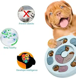 Novo 2023 Cão Alimentador Lento Interativo Aumento Cães Food Puzzle Alimentador Brinquedos para Treinamento QI Enriquecimento Mental Dog Treat Puzzle