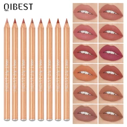 12pcs Lip Liner Pen Waterproof And Sweat-proof Not Easy To Fade Non-stick Cup Nude Lipstick Pencil Sets 12 Colors Lips Makeup