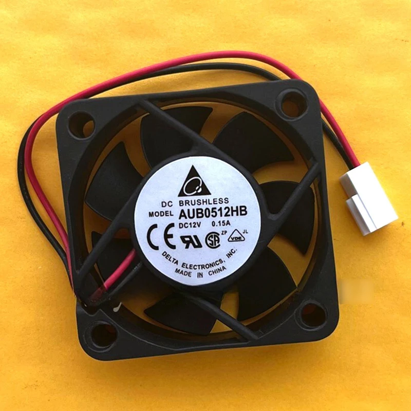 

HJY New AUB0512HB 50x50x15mm 5015 DC12V 0.15A 2pin cooling Fan *ll