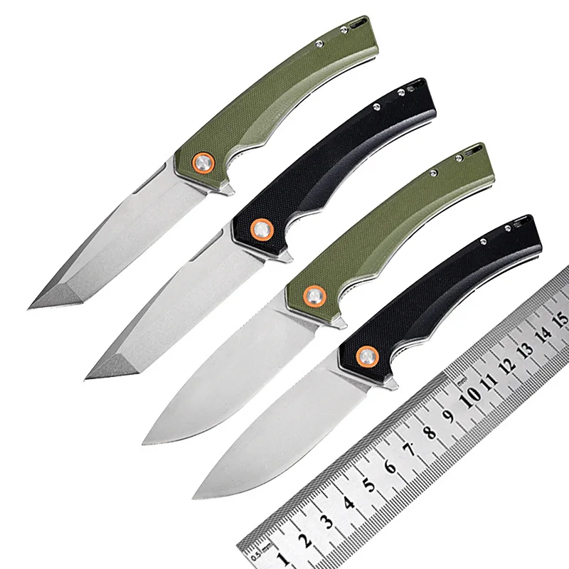 

Pocket knife folding HZ-J246 D2 Blade G10 Handle Kitchen Tool Outdoor Fishing Tactical Survival Hunt EDC Camping Utility knife