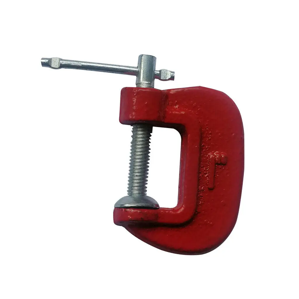 Heavy Duty Steel Frame Reinforced Welding Work G-Clamp 1Inch Metal Carpenter Handyman Vise Grip Woodworking Tool