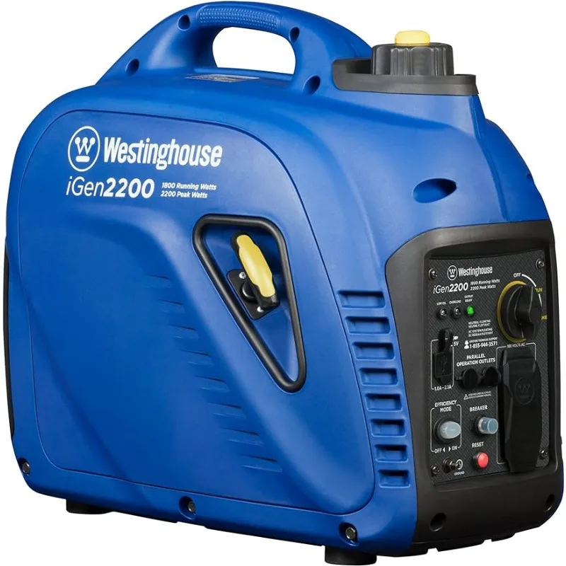 

Westinghouse Outdoor Power Equipment 2200 Peak Watt Super Quiet & Lightweight Portable Inverter Generator