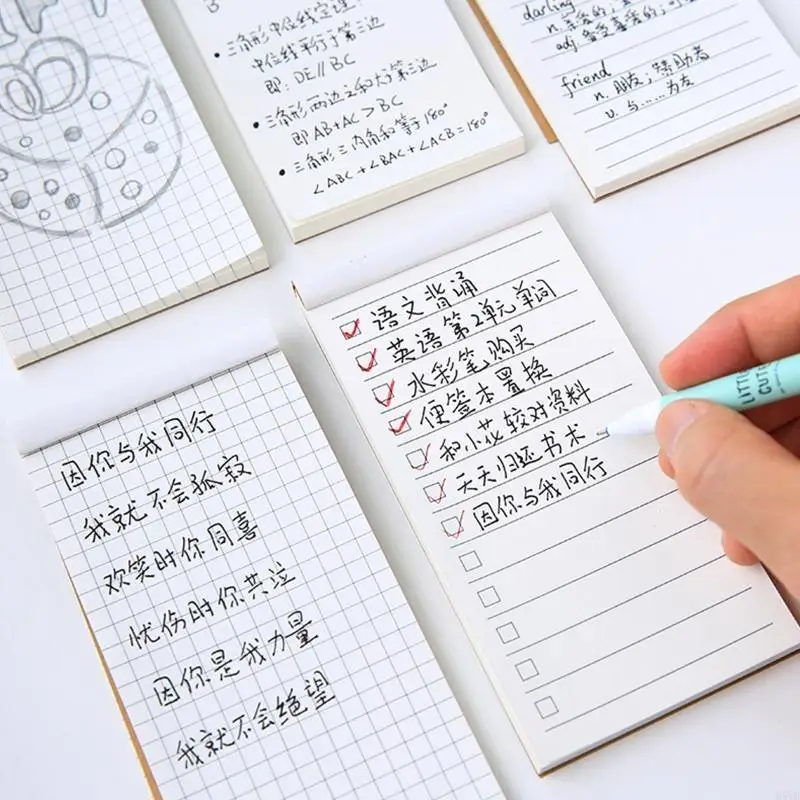 M5TB Note Paper Mini Writing Pad Pocket Monthly Planner To-do-list Pad for Students