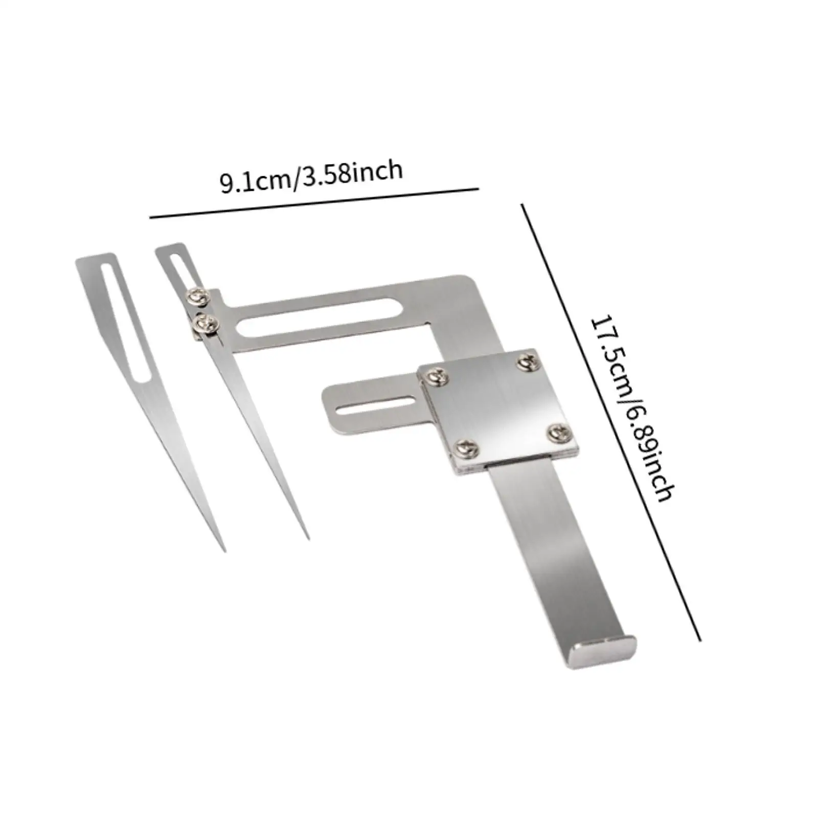أداة مساعدة لتحديد المواقع، ملحقات تطبيق متعددة الاستخدامات للجدار الجانبي، دليل حافة سحاب للمساعدة للخياطة #6