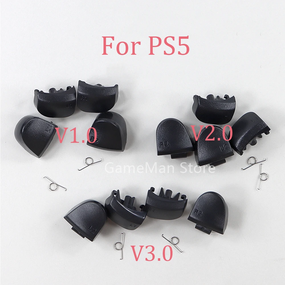 100sets For PS5 V1.0 V2.0 V3.0 L1 R1 L2 R2 Spring Button LR Trigger Button For Playstation 5 Controller Accessory Parts