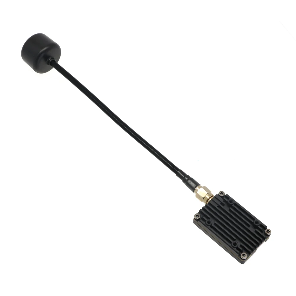 RUSH 3.3G 2W 고출력 8CH VTX 비디오 송신기(CNC 쉘 + RC FPV 장거리 고정익 드론용 안테나 키트 포함) DIY