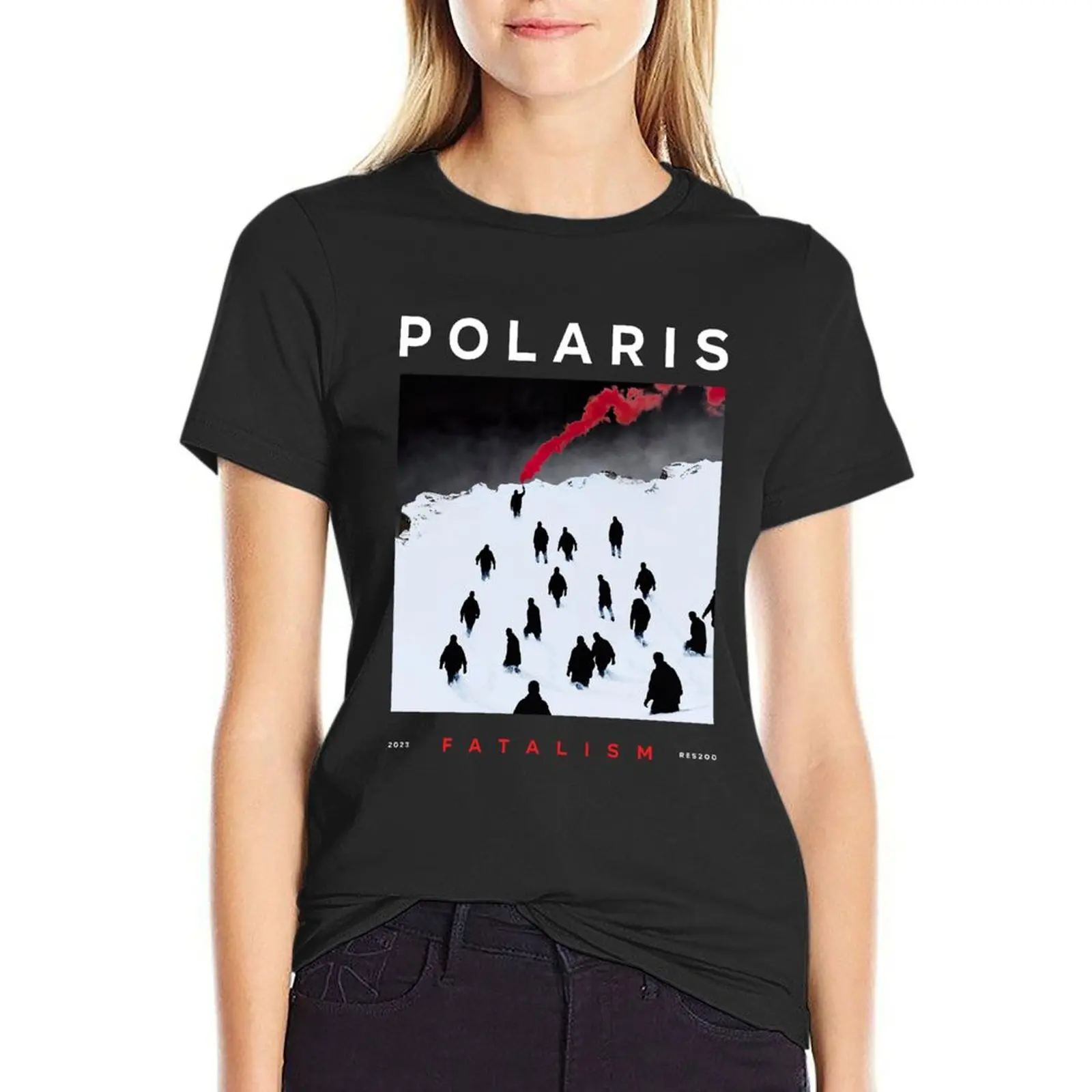 Polaris Merch Fatalism T-Shirt Short sleeve tee anime clothes oversized tops tshirts woman