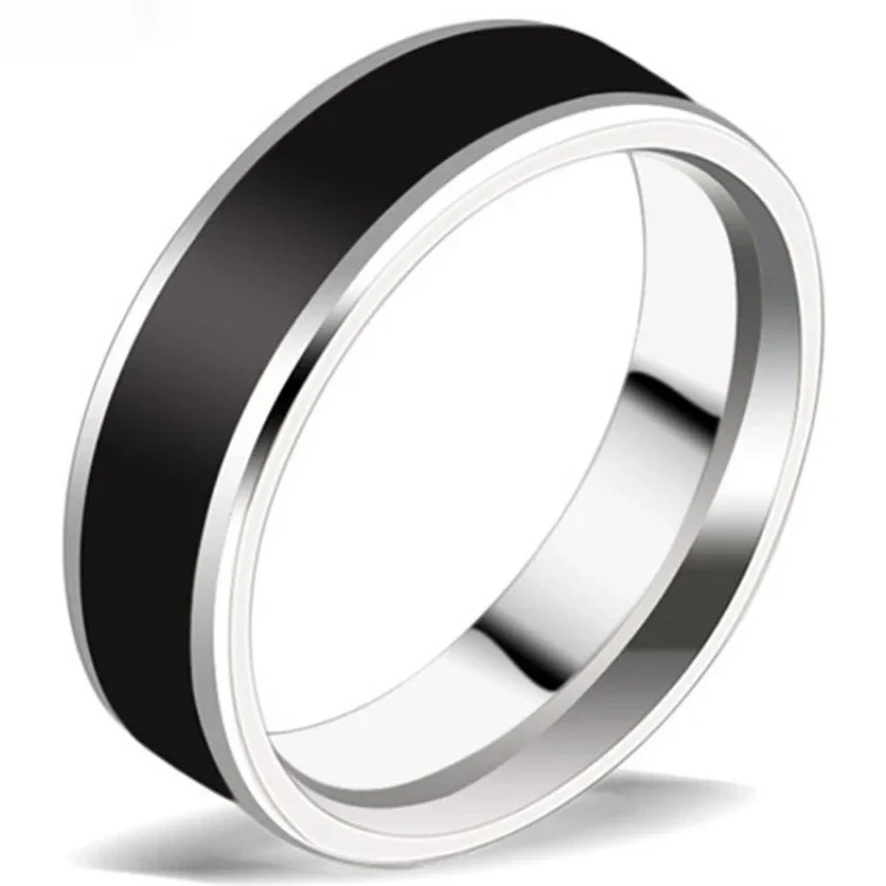  6mm Stainless Steel Rings For Men Woman Personalized Ring Customize Ring Engraved Ring