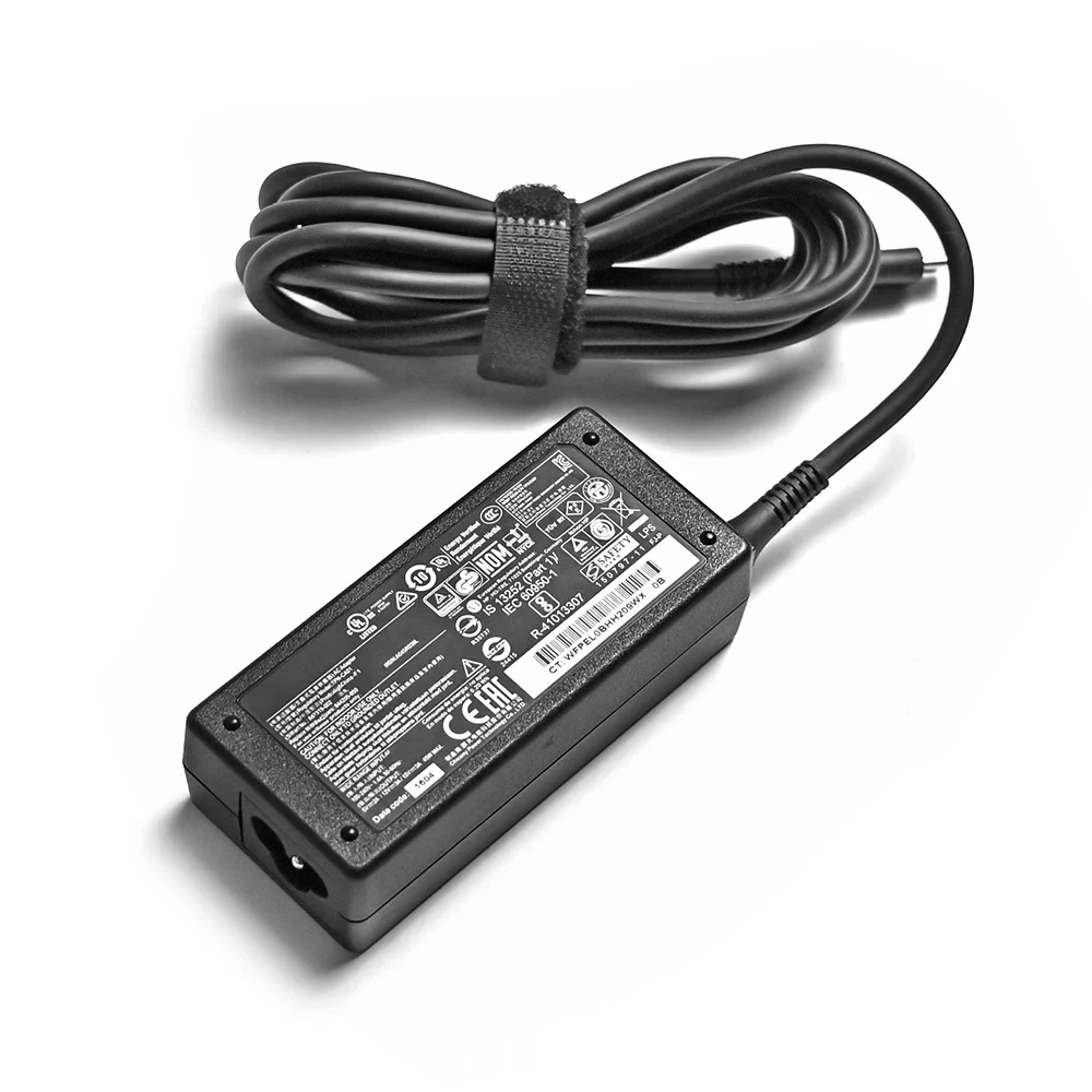 Adattatore di alimentazione ca USB tipo C 15V 3A 45W per HP Spectre 12-a000 x2 13-v000 caricabatterie per Laptop TPN-CA01 918337-002 844205-850