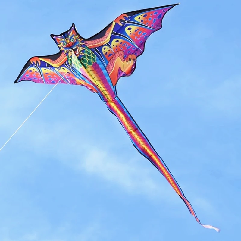 3d dragon kite for kids kite nylon toys fly kites children kite line delta kite Electric shocker Kite string eagle outdoor games