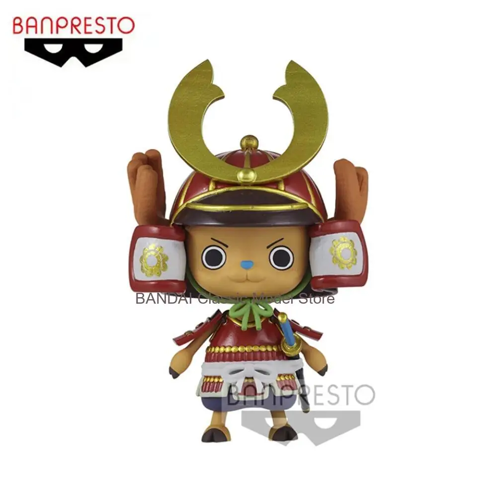 

100% Оригинальная фигурка Banpresto One Piece DXF 8 см Тони Чоппер, украшение в стиле Вано, подарочная кукла, игрушка, модель, ПВХ-фигурка