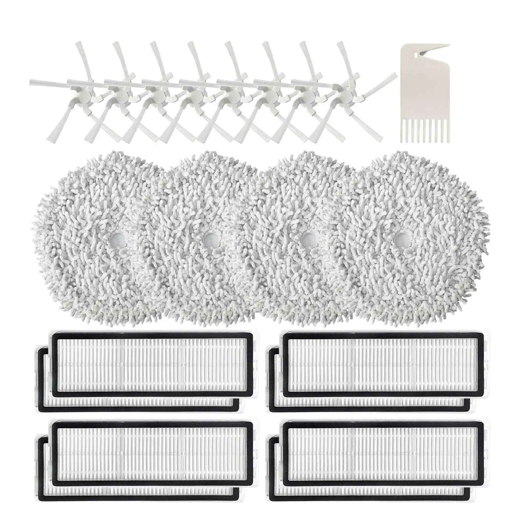 

21 Pcs Replacement Parts for Xiaomi Dreame W10 W10 Pro Robot Vacuum Cleaner Accessories Mop Cloth Side Brush Hepa Filter