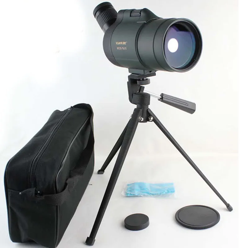 Visionking 25-75x70 Telescope Spotting Scope Monoculars Long Reach View Powerful Camping Birdwatching Hunting Scope With Tripod