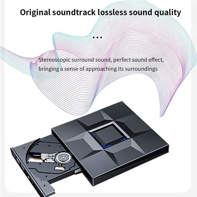 

*X07A Внешний проигрыватель компакт-дисков и DVD-плееров Игровая записывающая устройство DVD Внешний USB 3.0 типа C Устройство записи компакт-дисков для ПК, ноутбука, настольного компьютера