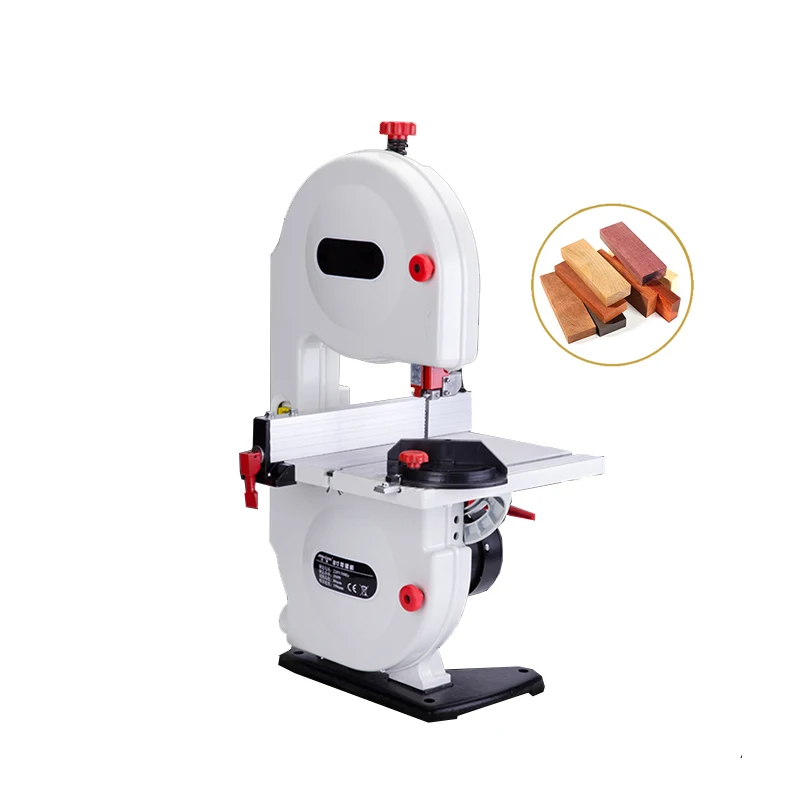 

8-inch Multi-Function Jig Saw Band Saw Wire Saw Table Woodworking Saw Small Household Metal Band Saw 350W 220V