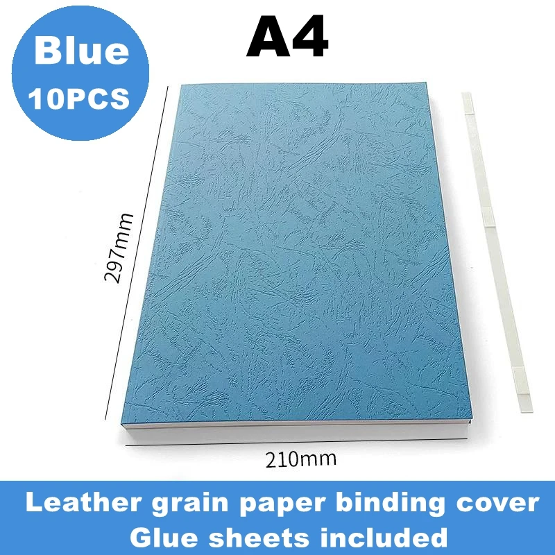 10 PZ/LOTTO ReadStar A4/A5 2-36mm Ptintable 230g Carta Granulata Termica Vincolante Copertina del Libro Include Fogli di Colla