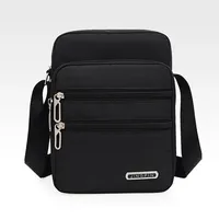 Nylon Shoulder Bag Messenger Casual Waterproof Oxford Zipper Pocket Handbag Fashion Tote Travel Male Crossbody Bags