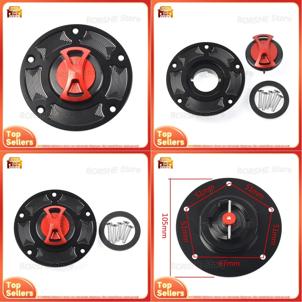 

2026 Suitable for Ducati Monster 795 796 696 1100EVO Aluminum Quick Release Fuel Tank Cap