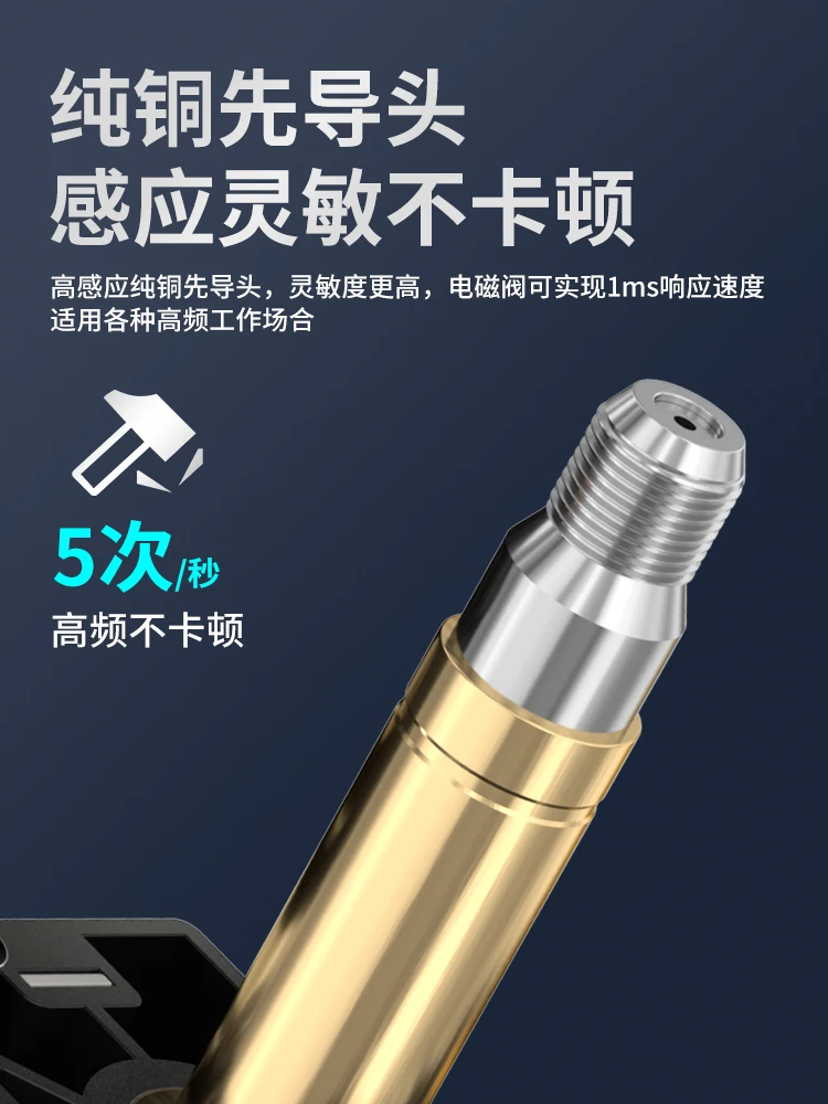 Válvula solenóide 4v210-08 válvula de controle pneumático 12v duas posições cinco vias 220v bobina à prova de explosão 24v cilindro invertendo