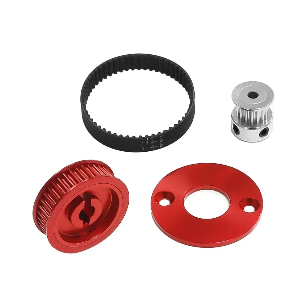 TT-02 Low Noise Belt Drive 16T 40T Transmission Gears System DIY Modify Upgrade Parts for Tamiya TT02 TT-02 1/10 RC Car