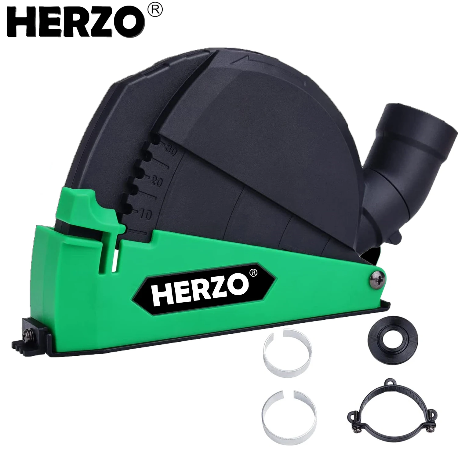 Herzo Universal Superfície de Corte Poeira Mortalha para 115 mm 125 mm Ângulo Moedor Coletor Poeira Capa Ferramenta