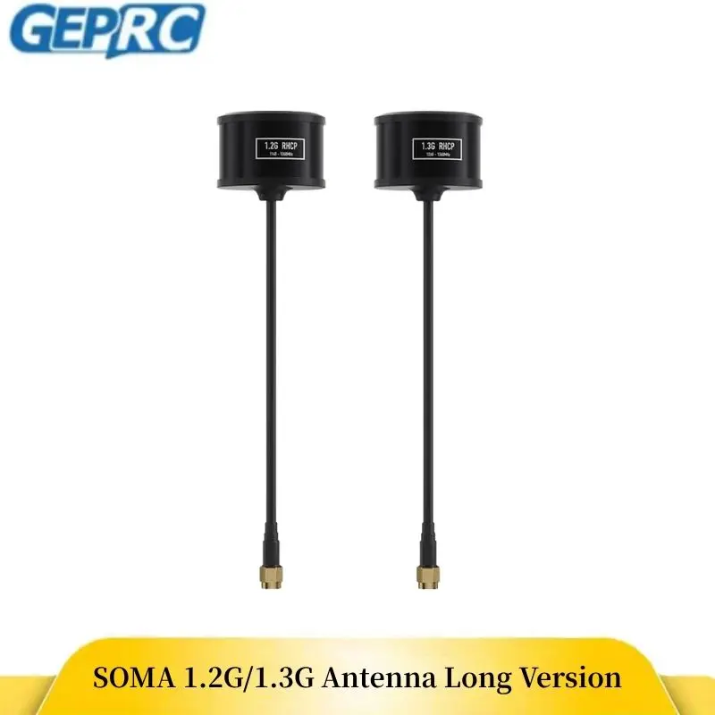 Antena SOMA 1.2G 1.3G 2dBi RHCP SMA 1260-1360MHz baja VSWR para entusiastas de RC DIY FPV de largo alcance