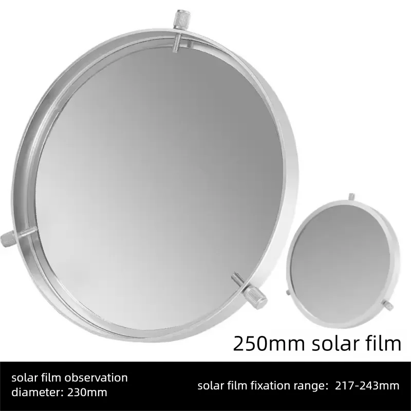 Angeleyes Sonnenfilter für Sonnenfinsternisse und Sonnenfleckenbeobachtung, kompatibel mit 80-250mm Teleskopen