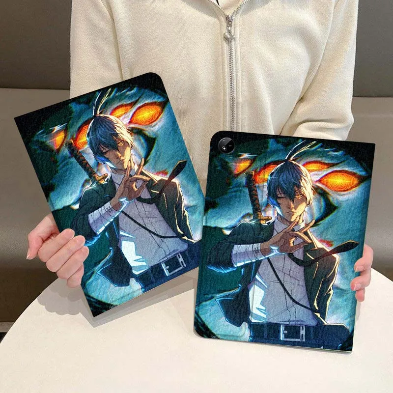 

C-Chainsaws M-Man pattern Tablet Case For Vivo IQOO Pad Air Pad3 IQOO Pad5 Pad2 Pad3 SE Pro 11.5 12.1 12.3 13 Inch