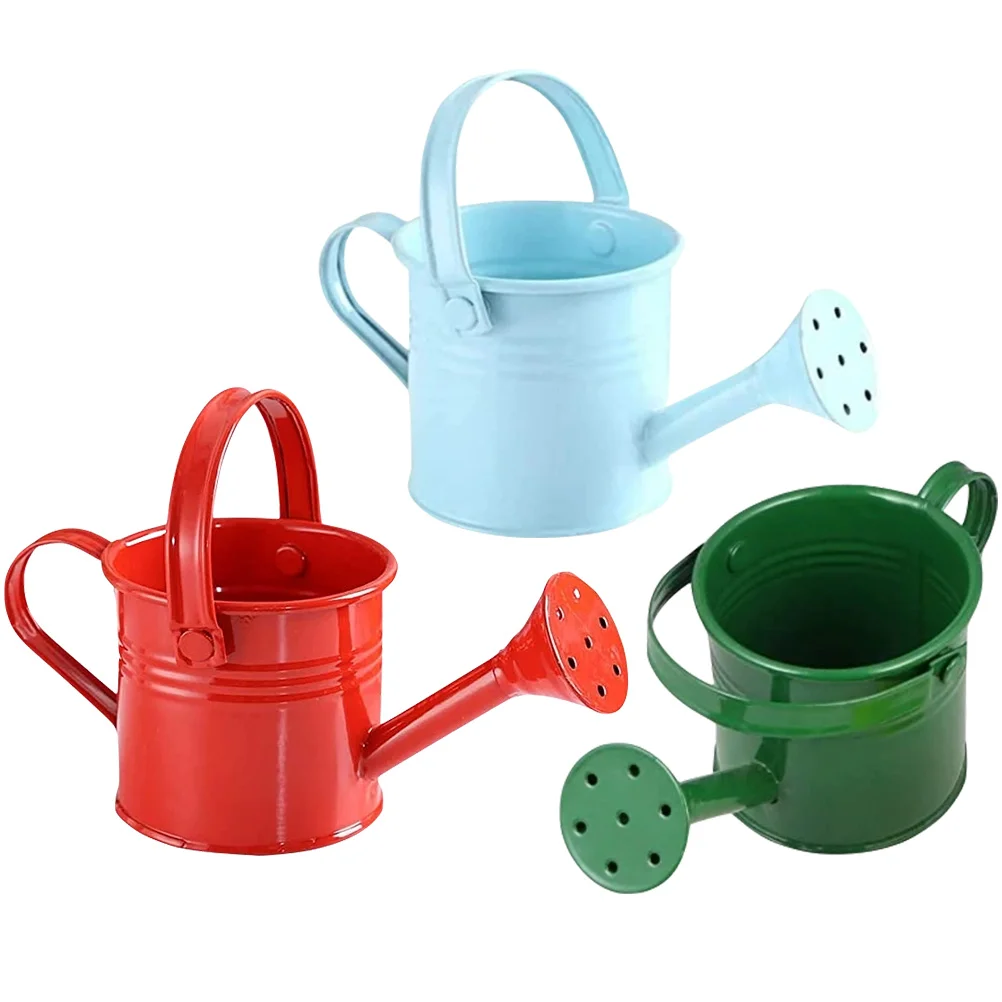 

3Pcs Small Watering Can Plant Mister for Kids Gardening Indoor Plants Flowers Cartoon Design Lightweight Easy Storage