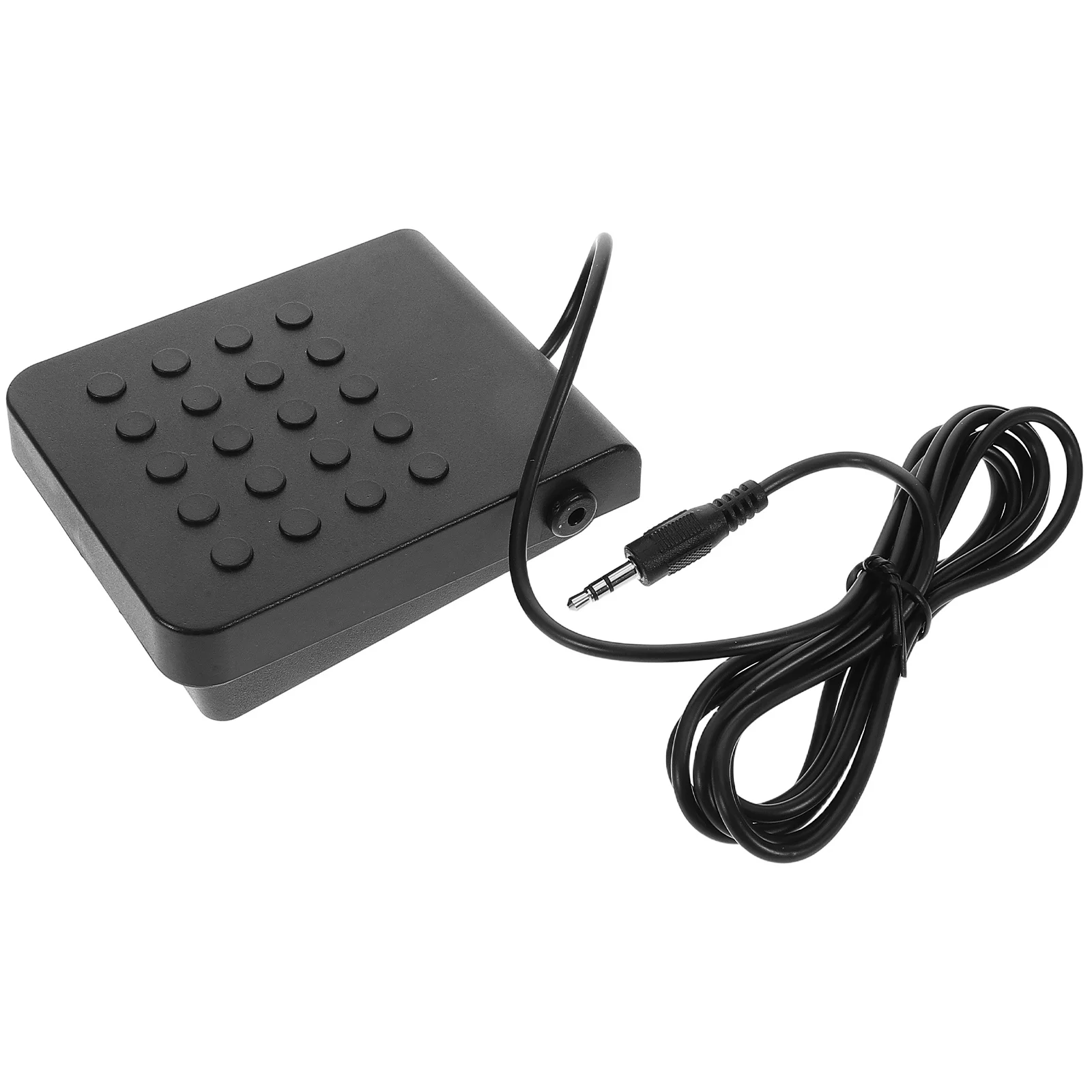 

Sustain Pedal for Keyboard Electric Piano Midi Synthesizer 3.5mm Jack Sturdy ABS Metal Construction Non-Slip Design Universal