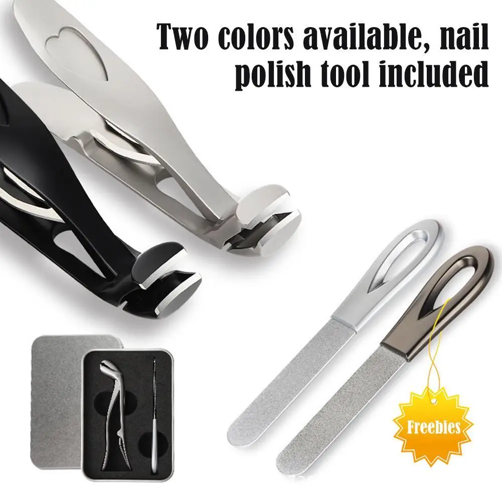 

Toenail Clippers Wide Opening Thick Nails Cutter Trimmer Stainless Steel Ergonomic Angled Head Nail Fingernail Toenail Clipper