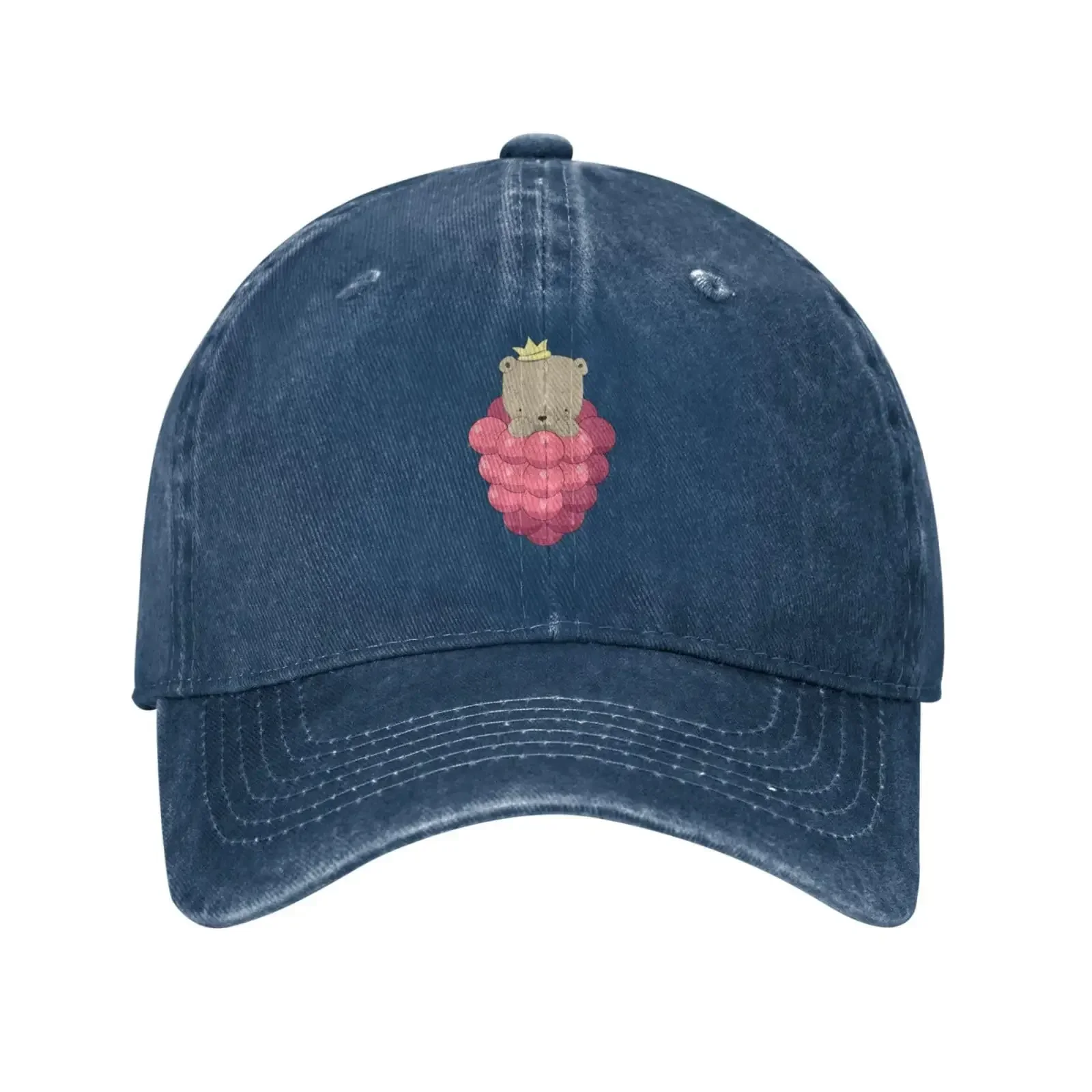 New Cute Bears and Grapes Baseball Cap for Men Women Vintage Trucker Hat Golf Hats Dad Caps