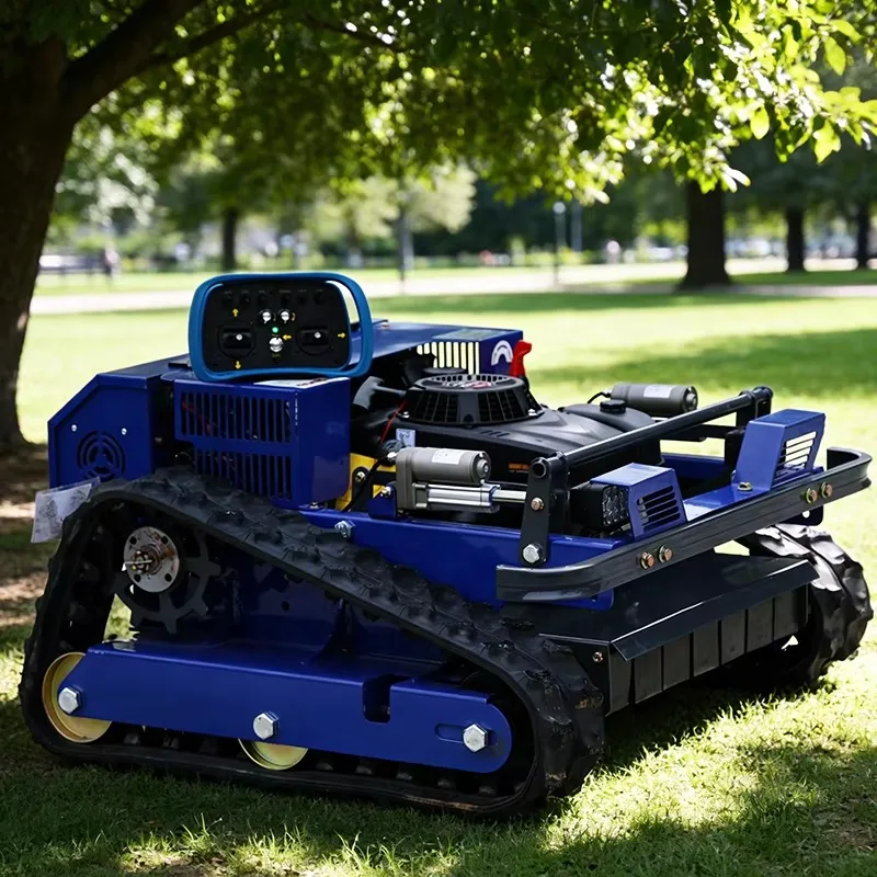

Customized all-terrain tracked lawn mower, intelligent remote control for farms, super lawn weeding with long battery life