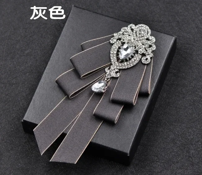 High-end British Style Bowties Multi-layer Neckties Bow Tie for Men Groomsmen Best Man Wedding Luxury Ties Clothing Accessories