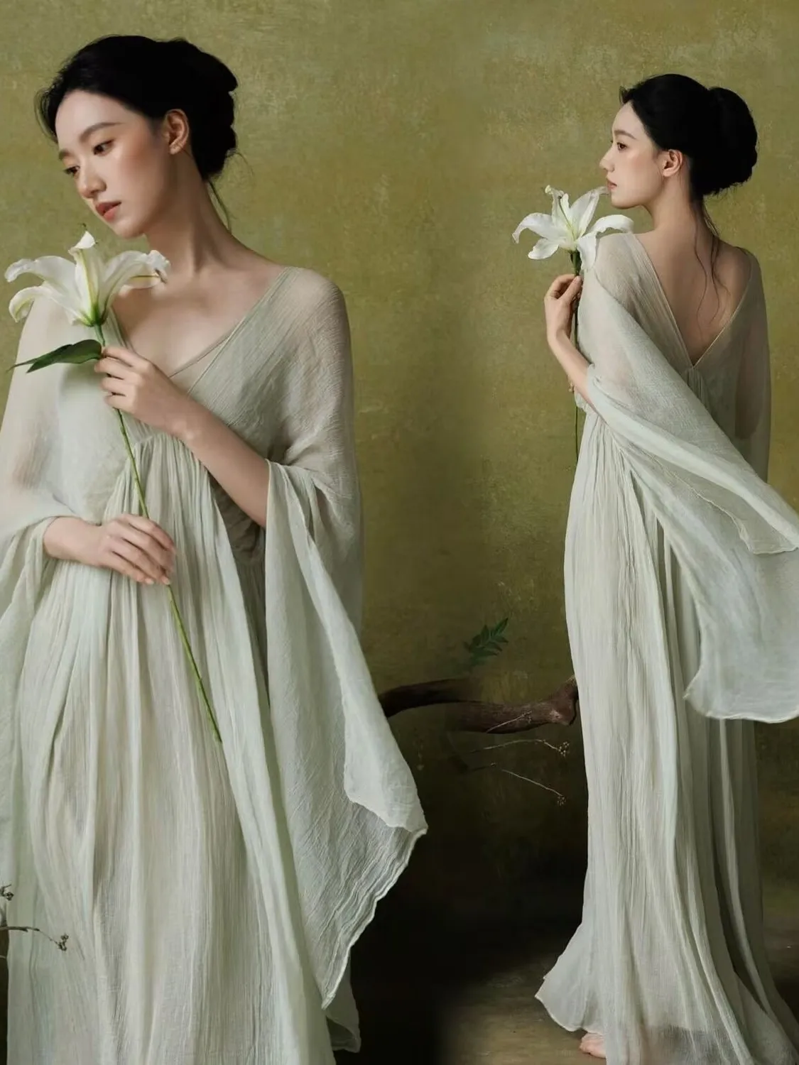 

Chinoiserie Photography Studio New Spring Aesthetic Chinese Style Art Photo Atmosphere Sense Zen Mood Photography Clothes