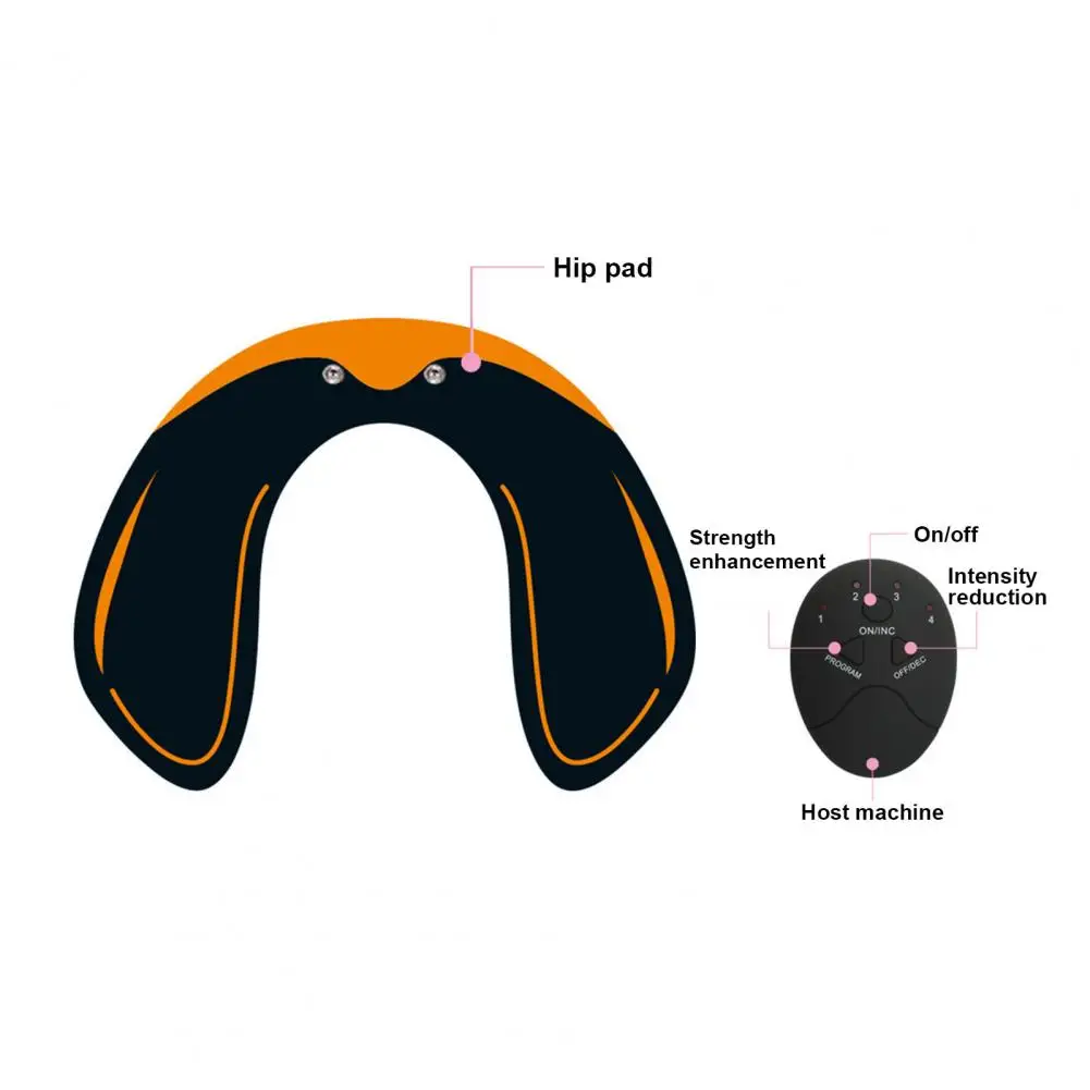 Booty Trainer with Remote Control 6 Modes Smart Hip Glute Toner EMS Muscle Stimulator Buttock Training Patch Butt Lifting Device