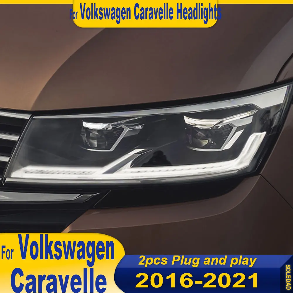 Car headlights Lights For Volkswagen Multivan T6.1 Headlight 2016-2022 Year Upgrade Led Head Lamp Car Accessories Led Headlamp