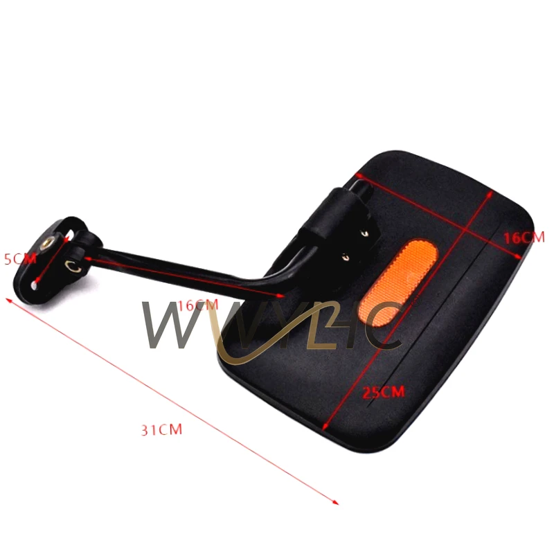 Suitable for Electric Tricycle Reflector Semi-closed Four-wheel Vehicle Agricultural Vehicle General Reversing Rearview Mirror