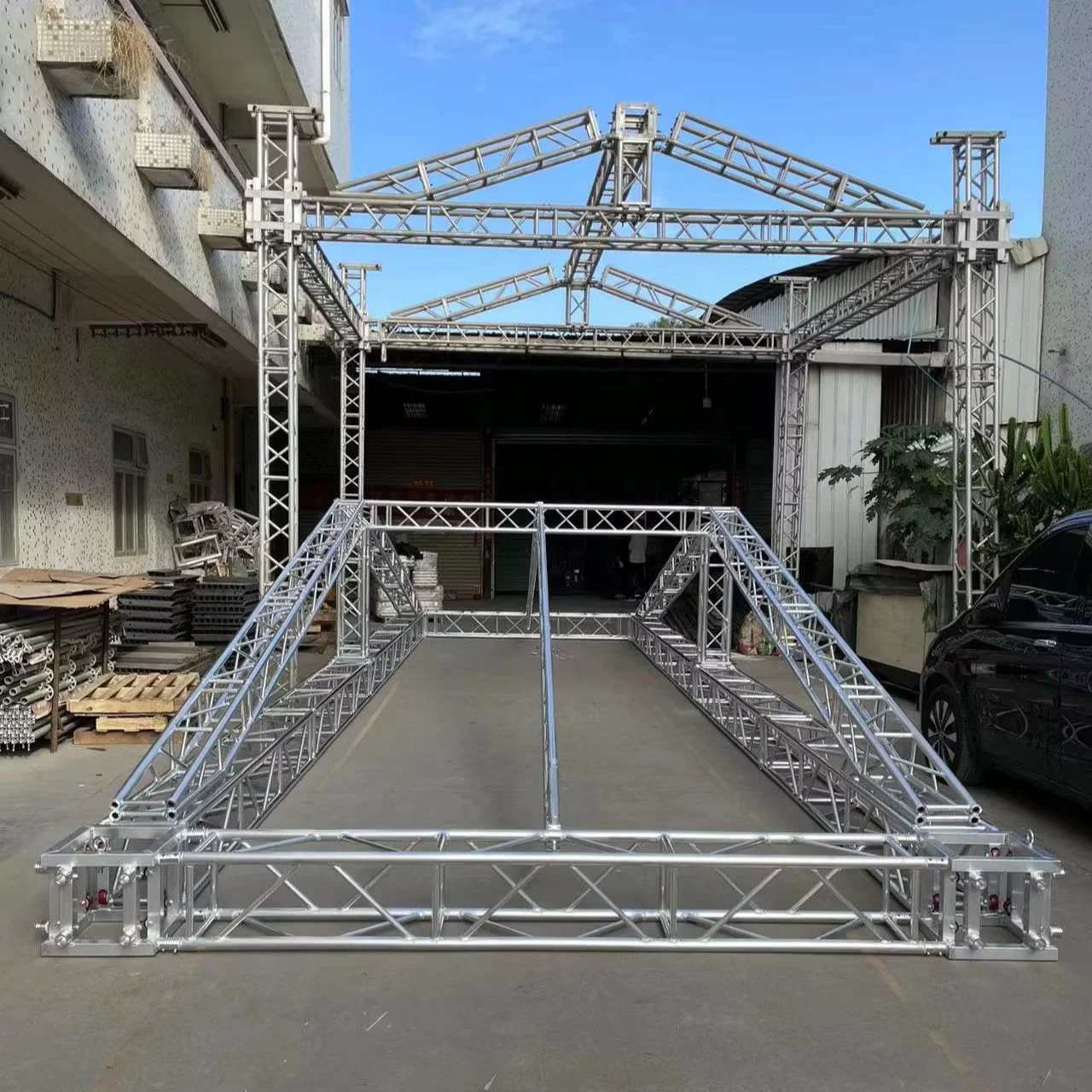 【Factory Price】F34 Portable Stage Lighting Truss 290*290mm Square Lighting Truss Aluminum Alloy Stage Truss Speaker Truss For Ev