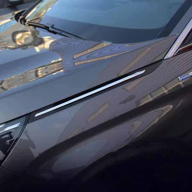 For Peugeot 3008 5008 GT 2016-2020 2021 2022 2023 Car Leaf Board Decoration on Shark Gills Trim Stickers Decorate Accessories
