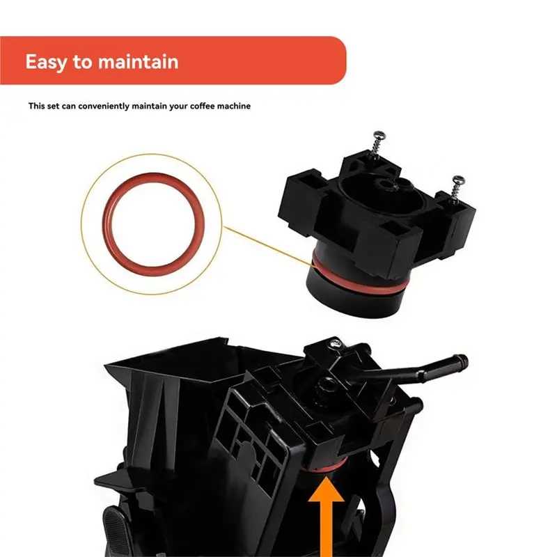 A38T-Rubber Ring For Coffee Outlet Pipe- For EP4321 4341 4346 5143 5144 5147 5441 5443 5444 5446 5447 Coffee Makers