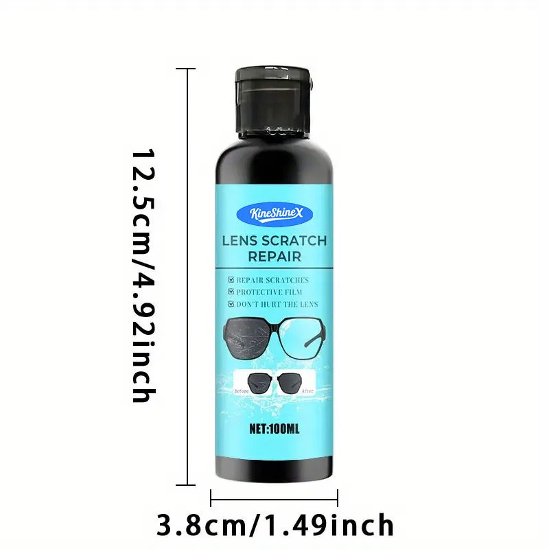Glass Cleaner Lens Cleaner Sunglasses Eyeglass Lens Scratch Removal Spray High Concentration Cleaning Tools Glasses Repair Spray