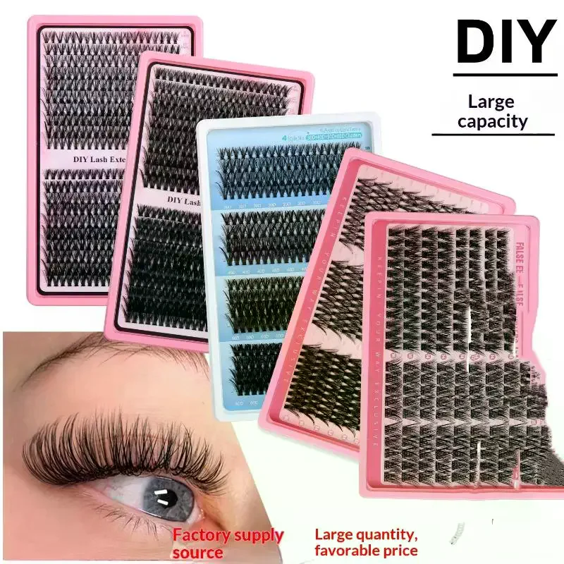 Eyelash Extension Kits - 176/300/320/400Pcs Fluffy Eyelash Extension Kit 30/40/50/60D