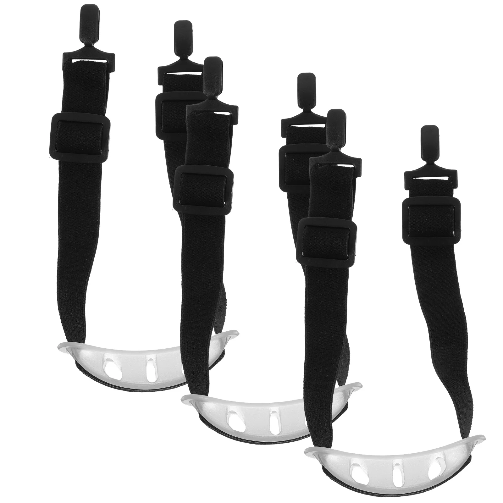 

3 Pcs Safety Chin Strap Elastic Adjustable Convenient Hard Hat Belt Supple