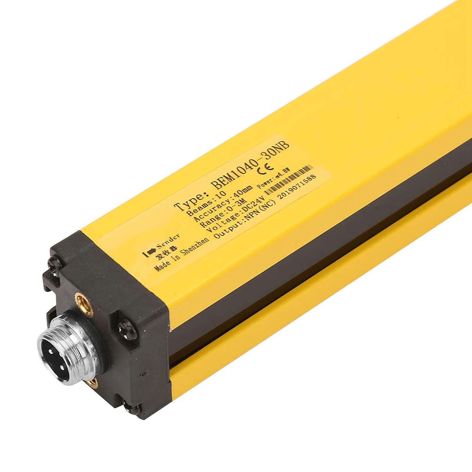 Equipamento de automação BEM1040‐30NB NPN‐NC Sensor de cortina de luz de alta qualidade Dispositivo de segurança de grade de luz de segurança DC24V